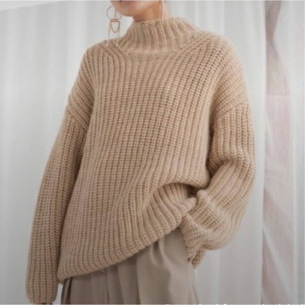 & Other Stories Chunky Sweater wool blend